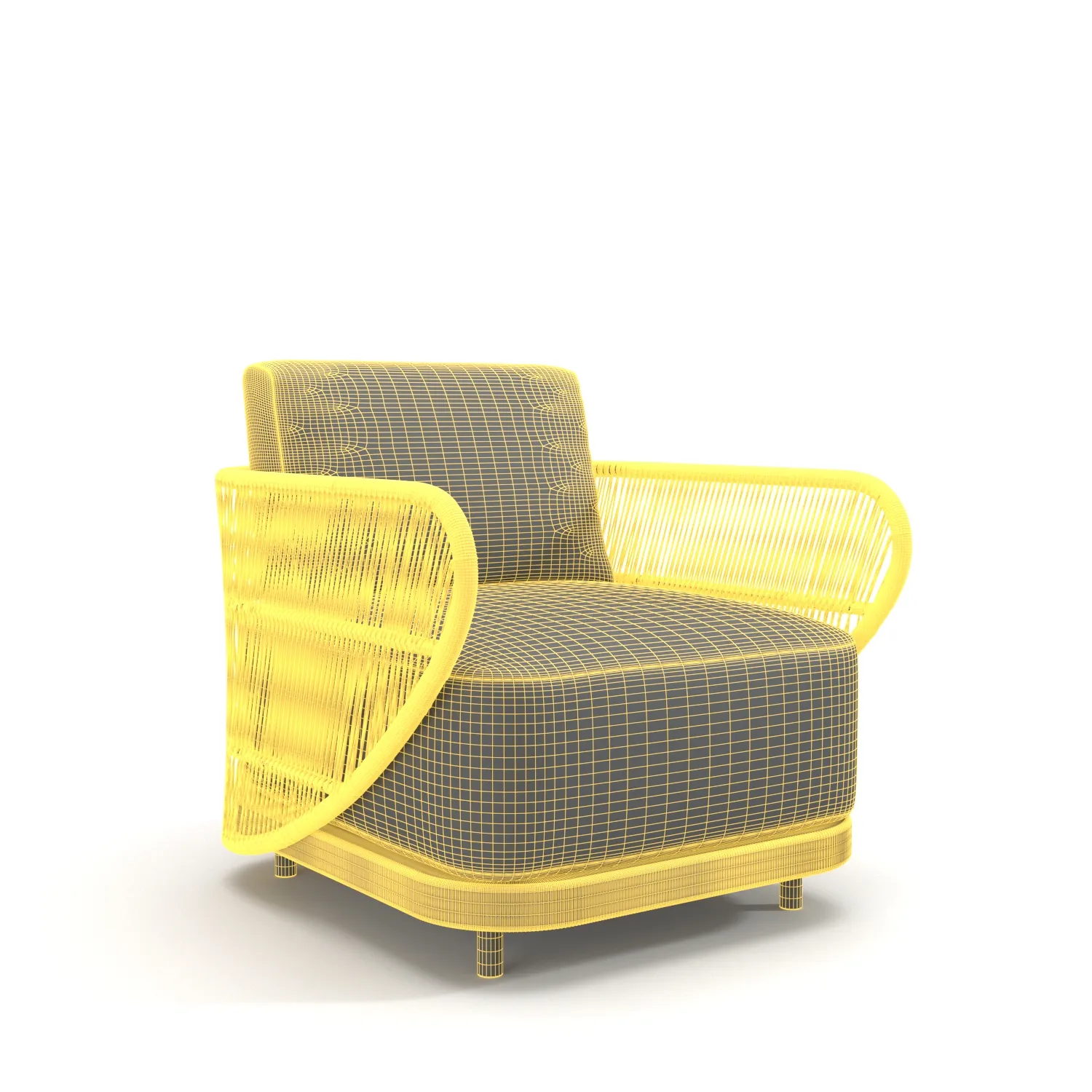 Danao Living Cuff Outdoor Chair 3D Model_07